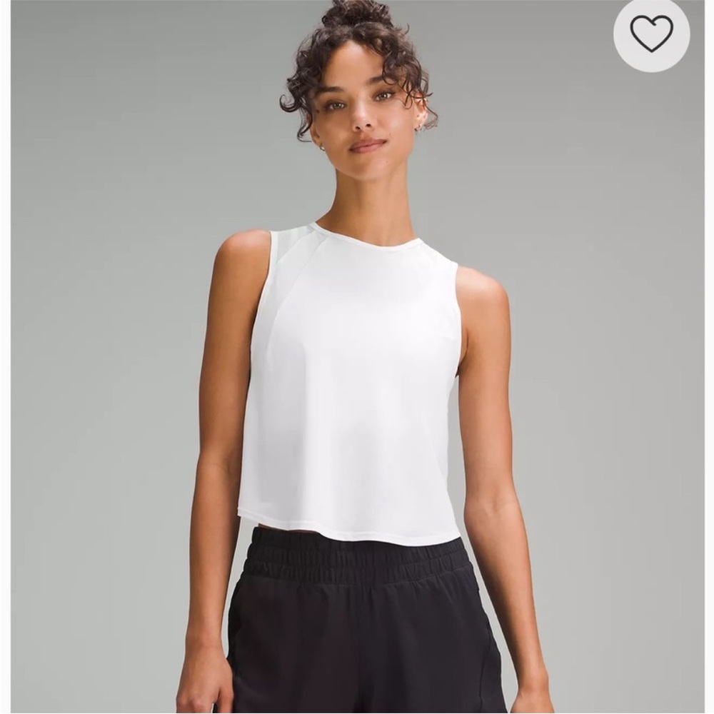 Lululemon Sculpt cropped tank top